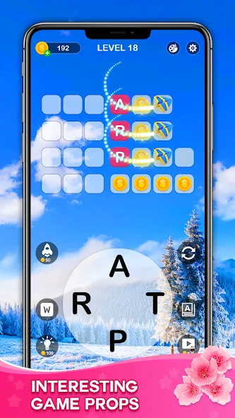 Word Connect - Train Brain (Ворд Коннект) [МОД: Бесконечные деньги, Монеты и Мега MOD] Screenshot 3
