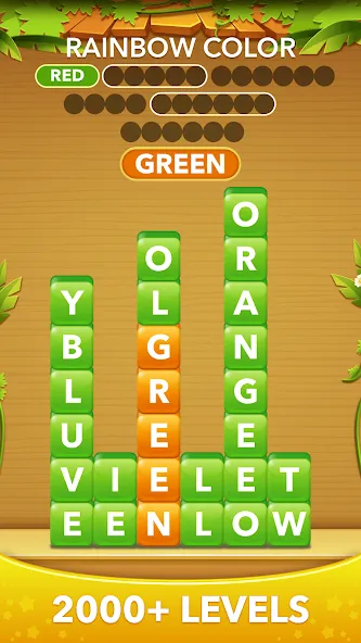 Word Heaps -Connect Stack Word [МОД: Бесконечные деньги, Монеты и Мега MOD] Screenshot 2