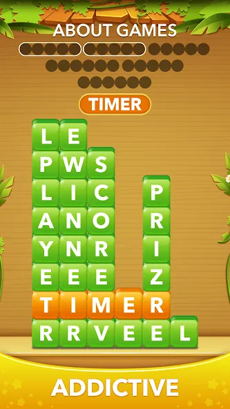 Word Heaps -Connect Stack Word [МОД: Бесконечные деньги, Монеты и Мега MOD] Screenshot 4