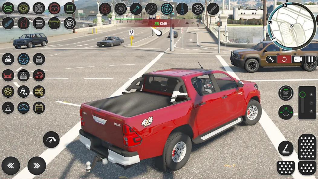 Pickup Hilux: Toyota Off Road (Пикап Хайлюкс) [МОД: Много денег, Монет и Все открыто] Screenshot 2