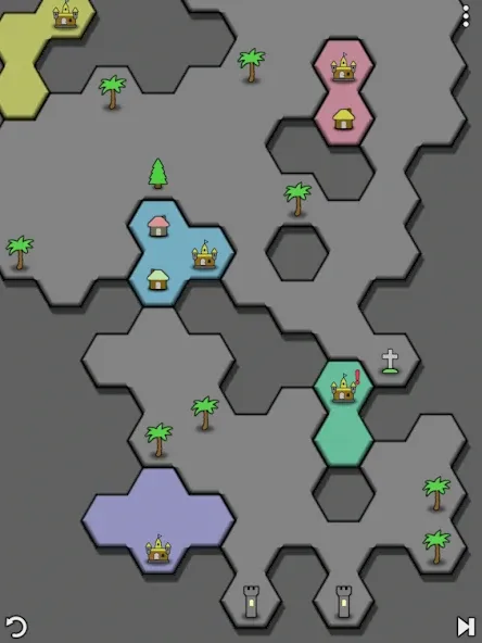 Antiyoy Online (Антий Онлайн) [МОД: Меню, Бесконечные монеты и Открытые уровни] Screenshot 2