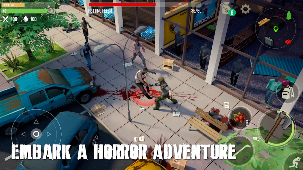 Prey Day: Zombie Survival (Прей Дей) [МОД: Меню, Бесконечные монеты и Открытые уровни] Screenshot 3