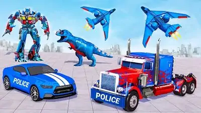 Download Hack Police Truck Robot Game – Dino MOD APK? ver. 1.4.1