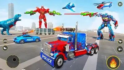 Download Hack Police Truck Robot Game – Dino MOD APK? ver. 1.4.1