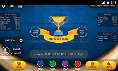 Download Hack Three Card Poker MOD APK? ver. 2.0.6
