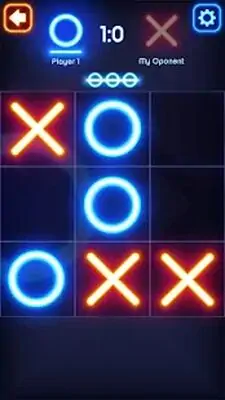 Download Hack Tic Tac Toe Glow MOD APK? ver. Varies with device