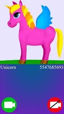 Download Hack unicorn fake video call game MOD APK? ver. 5.0