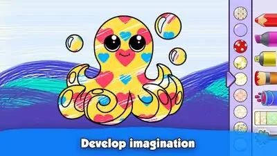 Download Hack Kids Coloring Book: Drawing & Painting for toddler MOD APK? ver. 2.5