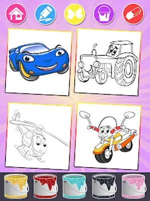 Download Hack Cars Coloring Books for Kids MOD APK? ver. Varies with device