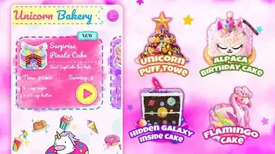 Download Hack Unicorn Chef: Baking! Cooking Games for Girls MOD APK? ver. 2.1