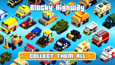 Download Hack Blocky Highway: Traffic Racing MOD APK? ver. 1.2.3