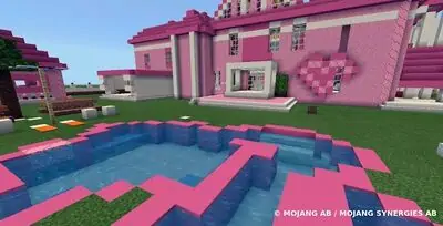 Download Hack Pink house with furniture. Craft maps and mods MOD APK? ver. 1.0.1