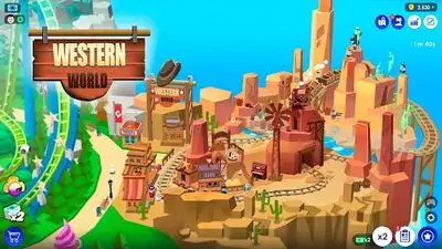Download Hack Idle Theme Park Tycoon－Game MOD APK? ver. 2.6.5