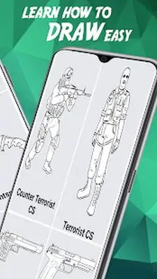 Download Hack How to draw CS:GO Weapons MOD APK? ver. 1.0.0