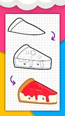 Download Hack How to draw cute food, drinks step by step MOD APK? ver. 1.6.7