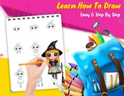 Download Hack Drawely- Draw Color Cute Girls MOD APK? ver. 104.0.9
