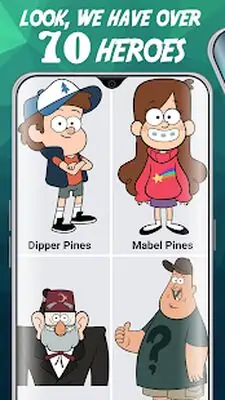 Download Hack How to draw Gravity Falls characters step by step MOD APK? ver. 1.0.0