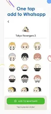 Download Hack Tokyo Revengers Stickers [Premium MOD] for Android ver. 1.2