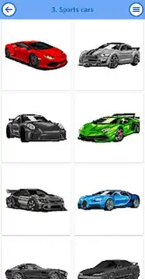 Download Hack Car Color by Number – Pixel Car Coloring Book MOD APK? ver. 1.3