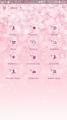 Download Hack Blooming cherry blossoms skin for Next SMS [Premium MOD] for Android ver. 7.0