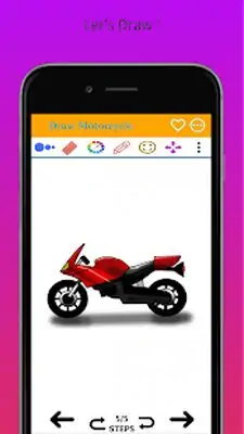 Download Hack How to Draw Motorbike Easily [Premium MOD] for Android ver. 1.1