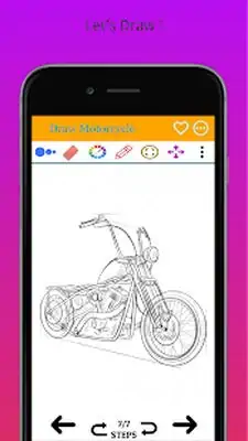 Download Hack How to Draw Motorbike Easily [Premium MOD] for Android ver. 1.1