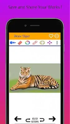 Download Hack How to Draw Tiger Step by Step MOD APK? ver. 1.1