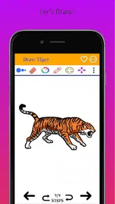 Download Hack How to Draw Tiger Step by Step MOD APK? ver. 1.1
