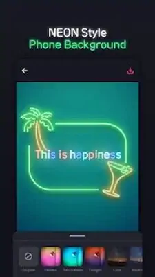 Download Hack NEON GIF+TEXT Video Effects MOD APK? ver. Varies with device