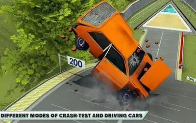 Download Hack Car Crash Driving Simulator: Beam Car Jump Arena [Premium MOD] for Android ver. 1.2