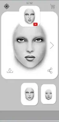 Download Hack Download and color: Grayscale MakeUp Face Charts MOD APK? ver. 0.1