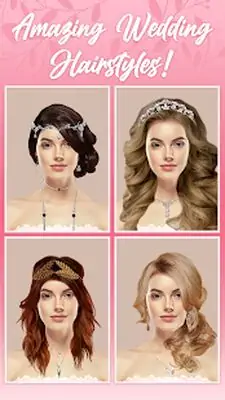 Download Hack Wedding Hairstyles on photo [Premium MOD] for Android ver. Varies with device