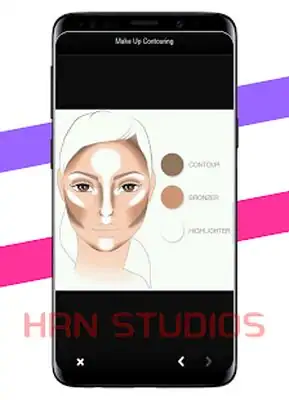 Download Hack Tutorial on makeup contours [Premium MOD] for Android ver. 1.0.5