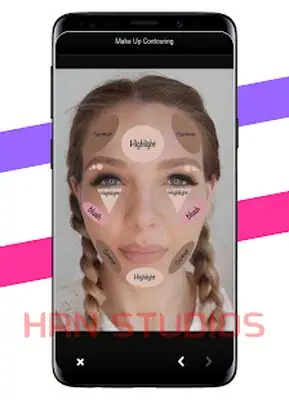 Download Hack Tutorial on makeup contours [Premium MOD] for Android ver. 1.0.5