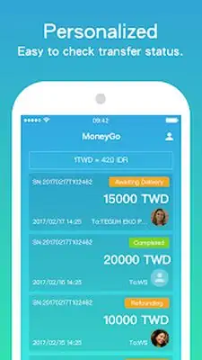 Download Hack MoneyGo-Simple Transfer Money [Premium MOD] for Android ver. 3.4.4