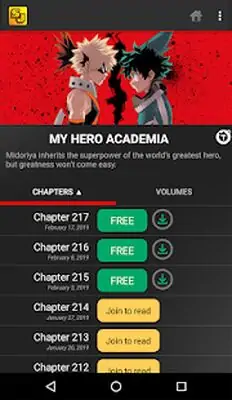 Download Hack Shonen Jump Manga & Comics [Premium MOD] for Android ver. 4.3.6