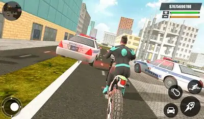 Download Hack Green Rope Hero Crime City Games – Gangstar Crime [Premium MOD] for Android ver. 3