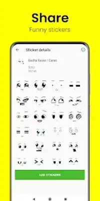 Download Hack Gacha Stickers to chat with friends MOD APK? ver. 2.4