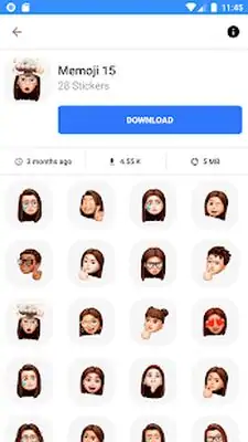 Download Hack Memoji Stickers for WhatsApp Chat: Avatar 3D Emoji MOD APK? ver. 2.4