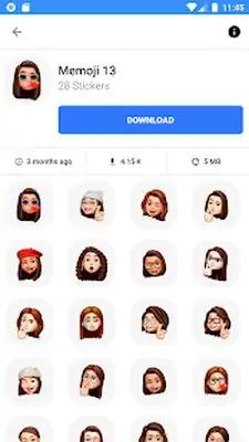Download Hack Memoji Stickers for WhatsApp Chat: Avatar 3D Emoji MOD APK? ver. 2.4