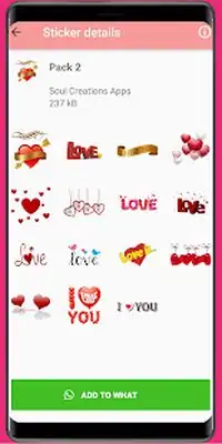 Download Hack WAStickerApps Love Sticker and amor stickers MOD APK? ver. 3.0
