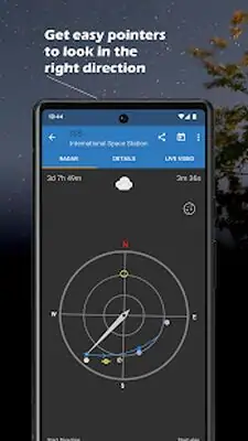 Download Hack ISS Detector Satellite Tracker [Premium MOD] for Android ver. 2.04.43