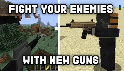 Download Hack Guns Mod for Minecraft PE [Premium MOD] for Android ver. 3.0