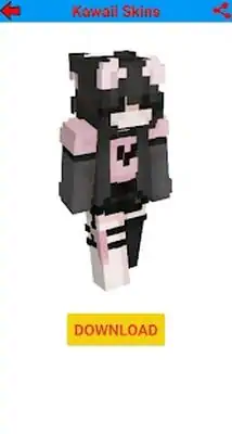 Download Hack Kawaii Skins For Minecraft [Premium MOD] for Android ver. 1.2