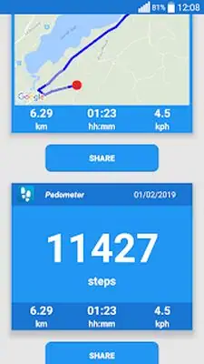 Download Hack Pedometer — Step Counter [Premium MOD] for Android ver. 1.3.6