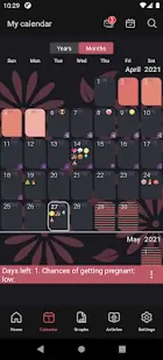 Download Hack WomanLog Period Calendar [Premium MOD] for Android ver. 6.2.9