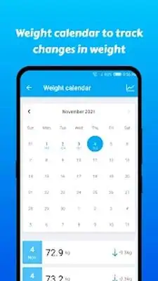 Download Hack Weight loss diary&BMI Tracker MOD APK? ver. 2.8