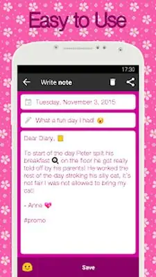 Download Hack Diary with lock [Premium MOD] for Android ver. 4.90