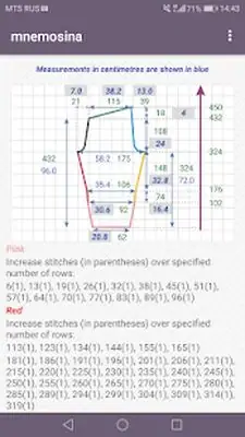 Download Hack Mnemosina knitting patterns MOD APK? ver. 1.5.262