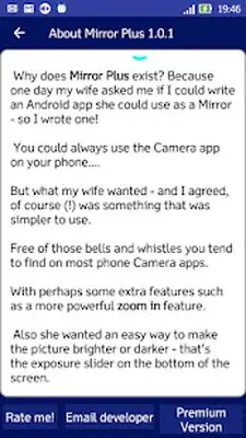Download Hack Mirror Plus [Premium MOD] for Android ver. 1.0.3